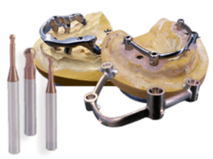 Carbide Coated Endmills for Overdentures and Bars. Versamill ax200/450/500(L) and compatible mills