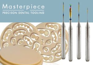 Masterpiece CRN coated Tools for PMMA, Wax, PE, PEEK, Models & More for Versamill 5XS and compatible
