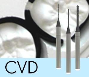 Versamill 5XS OEM Zirconia Tool D2.0xL18x50 ND3000, Diamond Coated Ballnose Endmill.