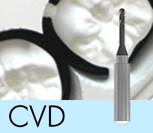 Versamill ax200/450/500 OEM Zirconia Tool D2.0xL20x55 ND3000, Diamond Ballnose Endmill.