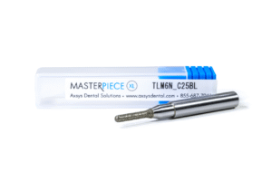 Versamill ax200/450/500(L) Masterpiece XL Glass Ceramic Tool D2.5xL12x50 Plated Diamond Coated Ballnose Grinding Bur.