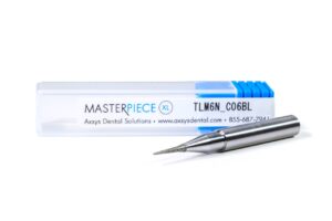 Versamill ax200/450/500(L) Masterpiece XL Glass Ceramic Tool D0.6xL8x50 Plated Diamond Coated Ballnose Grinding Bur.