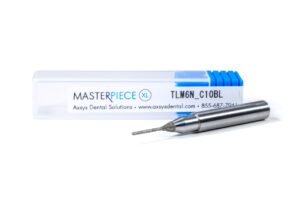 Versamill ax200/450/500(L) Masterpiece XL Glass Ceramic Tool D1.0xL10x50 Plated Diamond Coated Ballnose Grinding Bur.